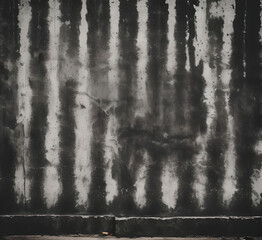 Grunge metal wall texture background, suitable for Halloween theme background, old cracks in cement, dusty old film effect texture, horror concrete imitation facade wall, generative AI	