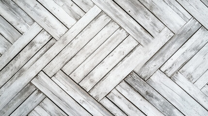 White wood diagonal planks texture boards background. banner diagonal old plank painted white wood textured.