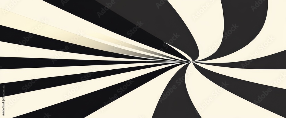 Aufkleber abstract background featuring zigzag lines, creating an optical art illusion