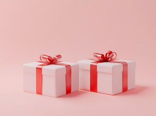 Obraz premium gift box with ribbon
