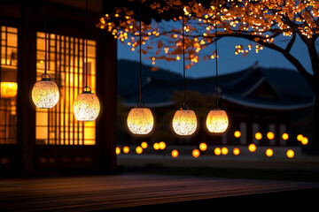  lantern lit hanok