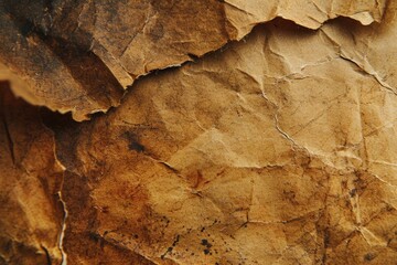 Fototapeta premium Vintage Brown Paper Texture for Retro Background and Decoration