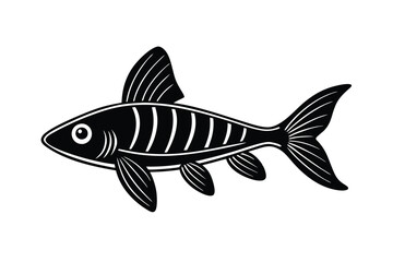 Fototapeta premium swordtail fish on a white background