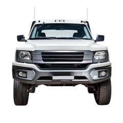 Naklejka premium Heavy-duty pickup truck image automotive photography studio setting