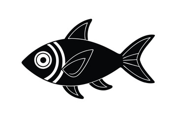illustration of a  neon tetra fish