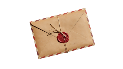 old envelope wax seal