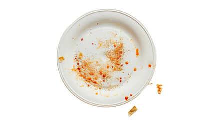 Solitary Plastic Plate on transparent background PNG.