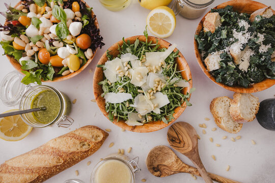 Arugula Caesar Salad