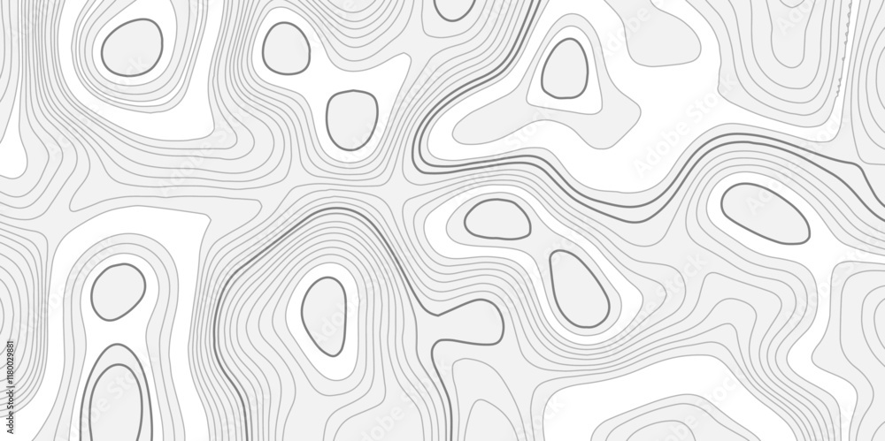Poster abstract stylized height topographic contours map line background. abstract outline, concept topogra