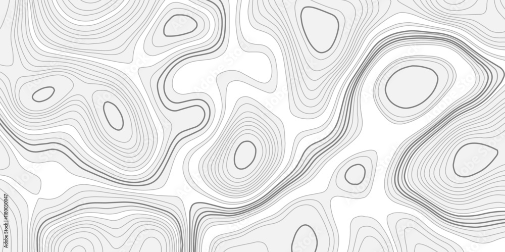 Poster abstract stylized height topographic contours map line background. abstract outline, concept topogra