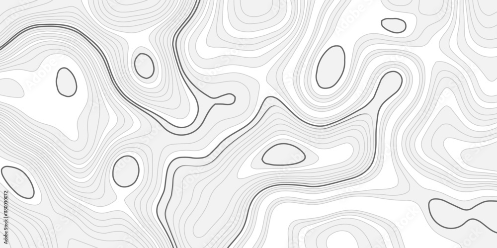 Poster abstract stylized height topographic contours map line background. abstract outline, concept topogra