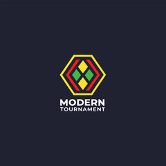 Modern Tournament Logo Vector Design ideal for sports events, gaming competitions, and branding. Unique, sleek, and professional, perfect for creative branding projects.