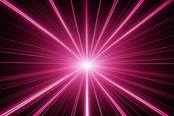 a close up of a pink light shining through a dark background