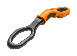 Obraz premium Climbing Ascender Handle for Easy Rope Progression - Isolated on White Background