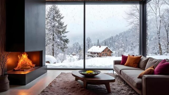 virtual backgrounds loop animation for stream overlay, meditation, smooth jazz or white noise video. cozy lo-fi background, rainfall or snowfall. live wallpaper, 