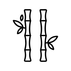 bamboo tree icon design