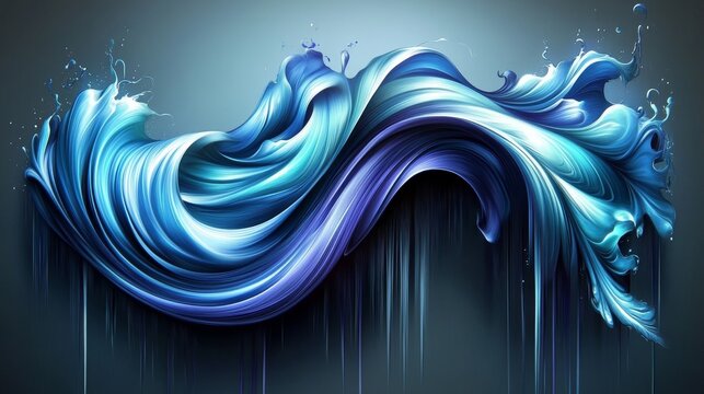 An abstract graffiti scene with layered paint drips, bold lettering, and intricate designs, embodying street art elements