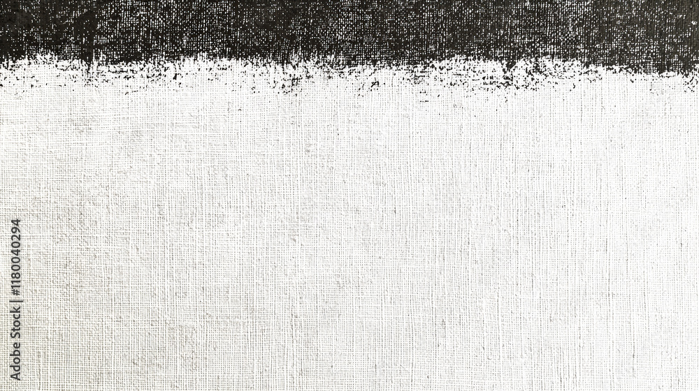 Poster A unique overlay of black and white paint creates an abstract texture on a canvas, showcasing a minimalist style that emphasizes simplicity in design