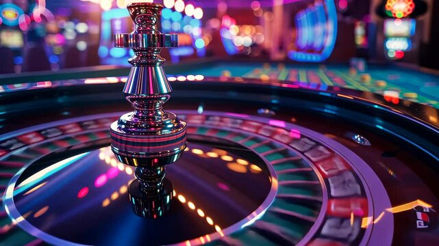 Exciting moments at the roulette table in a vibrant casino environment in Las Vegas