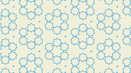 A blue and white patterned background