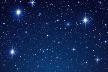 Celestial night sky filled with twinkling stars.