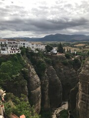 View of the city of Ronda, Spain. High quality photo