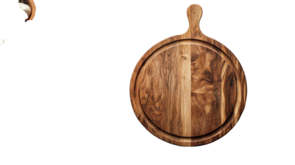 Elegant wooden serving board with unique grain, ideal for lovely culinary displays
