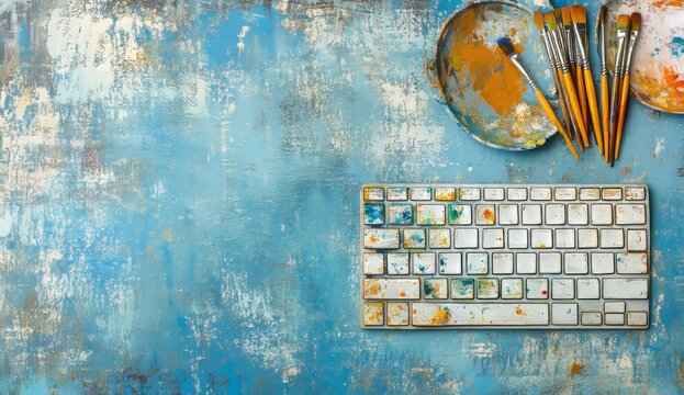 Digital art and creativity enhance the realm of analog fine painting
