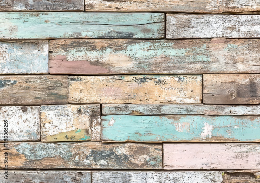 Poster for the backdrop, an abstract art wood texture architecture block is used