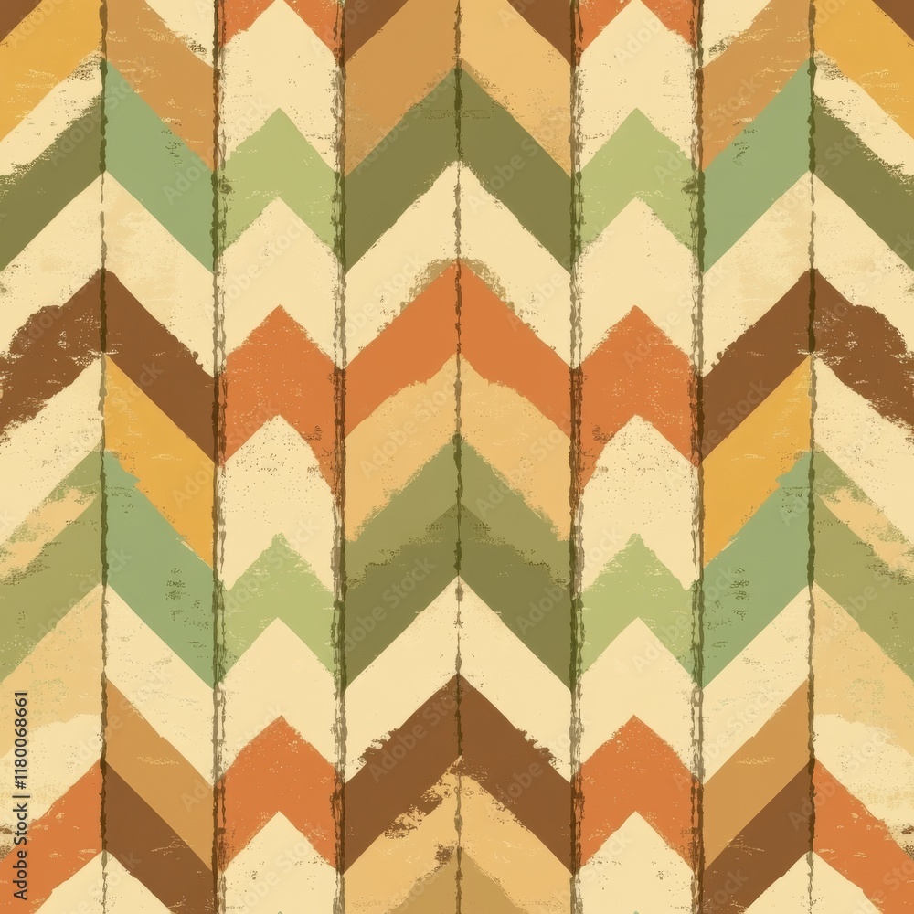 Poster geometric graffiti seamless pattern adorned with a grungy texture