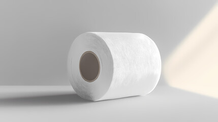 Close-up of a roll of white gauze bandage on a light background, perfect for medical, health, or first aid related imagery in various applications. Sunwoven. Illustration