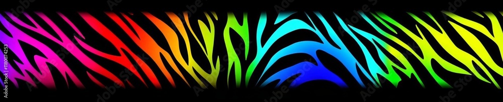 Poster a collection of colorful line doodles that form a seamless pattern. these modern abstract art backgr