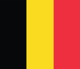 Belgium flag, national flag of Belgium, vector, illustration