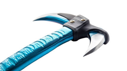 Climbing Ice Axe Holder for Safe Storage - Isolated on White Background