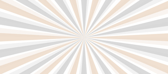 Beige grey and white sunburst background	