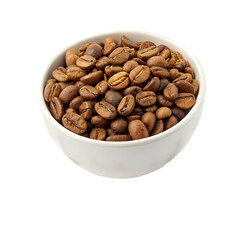 Fototapeta premium coffee beans in a bowl, Roasted coffee beans