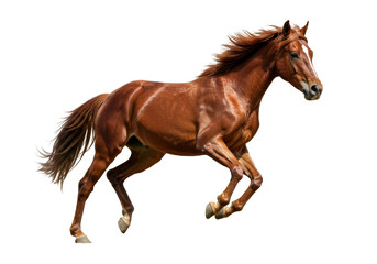 Obraz premium A horse isolated on a transparent background PNG