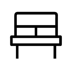 bench seat icon design