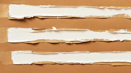Striking Abstract Paint Strokes on a Brown Background