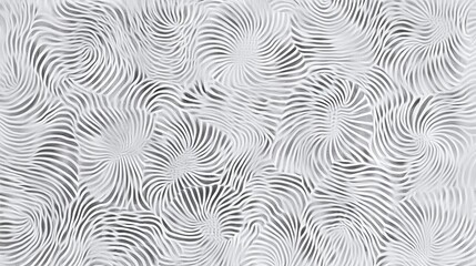 Abstract Geometric Lines: A Striking Monochromatic Design