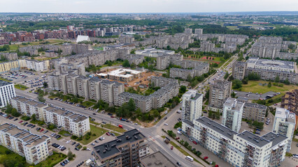 Aerial View of Residential Apartment Complex