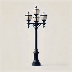 street lamp isolated 