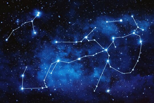 Celestial Sagittarius: A cosmic dance of stars.