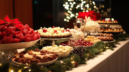 Christmas Dessert Table