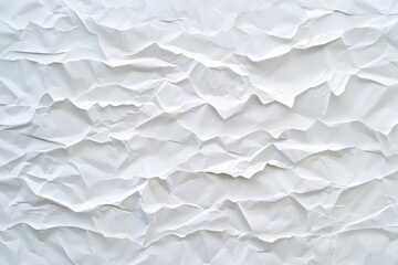 Obraz premium Abstract Texture: Crumpled White Paper