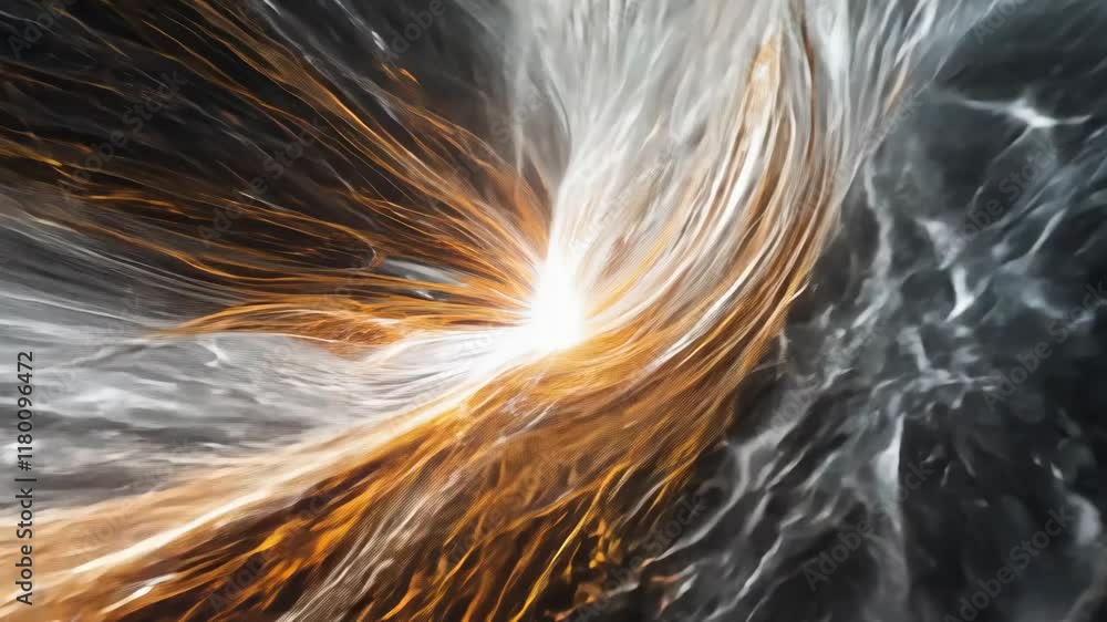 Poster abstract energy swirl with dynamic light and motion in cosmic vortex.