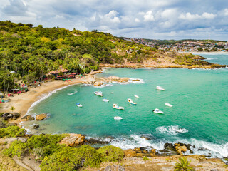 Cabo de Santo Agostinho, Pernambuco - aerial view of Calhetas beach