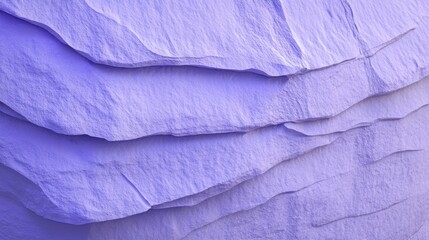 Stunning Purple Layered Rock Formation - Abstract Stone Art
