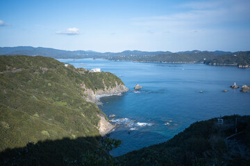 晴天の南海展望公園