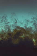 abstract aquatic ocean sky wispy cloud scuba diving green aquamarine pink orange dreamscape background